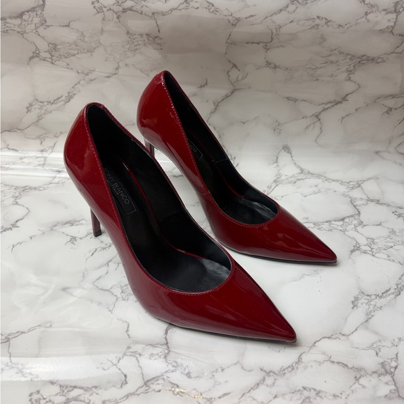 Women’s Toni Bianco Anja Bordeaux Patent US Size 8,5 - Picture 2 of 16